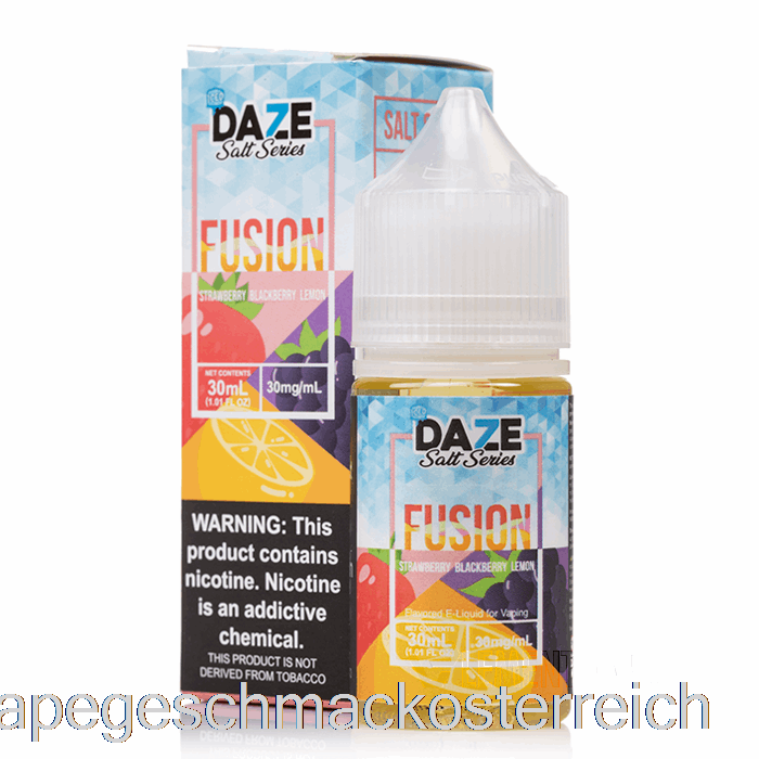 Geeiste Erdbeere, Brombeere, Zitrone – 7 Daze Fusion Salt – 30 Ml, 50 Mg Vape-Geschmack